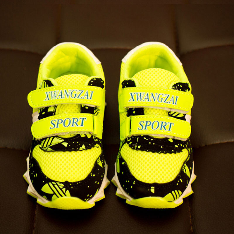 2016男童運動鞋子韓版兒童休閑鞋防滑女童跑步球鞋潮鞋 玫瑰紅色 26